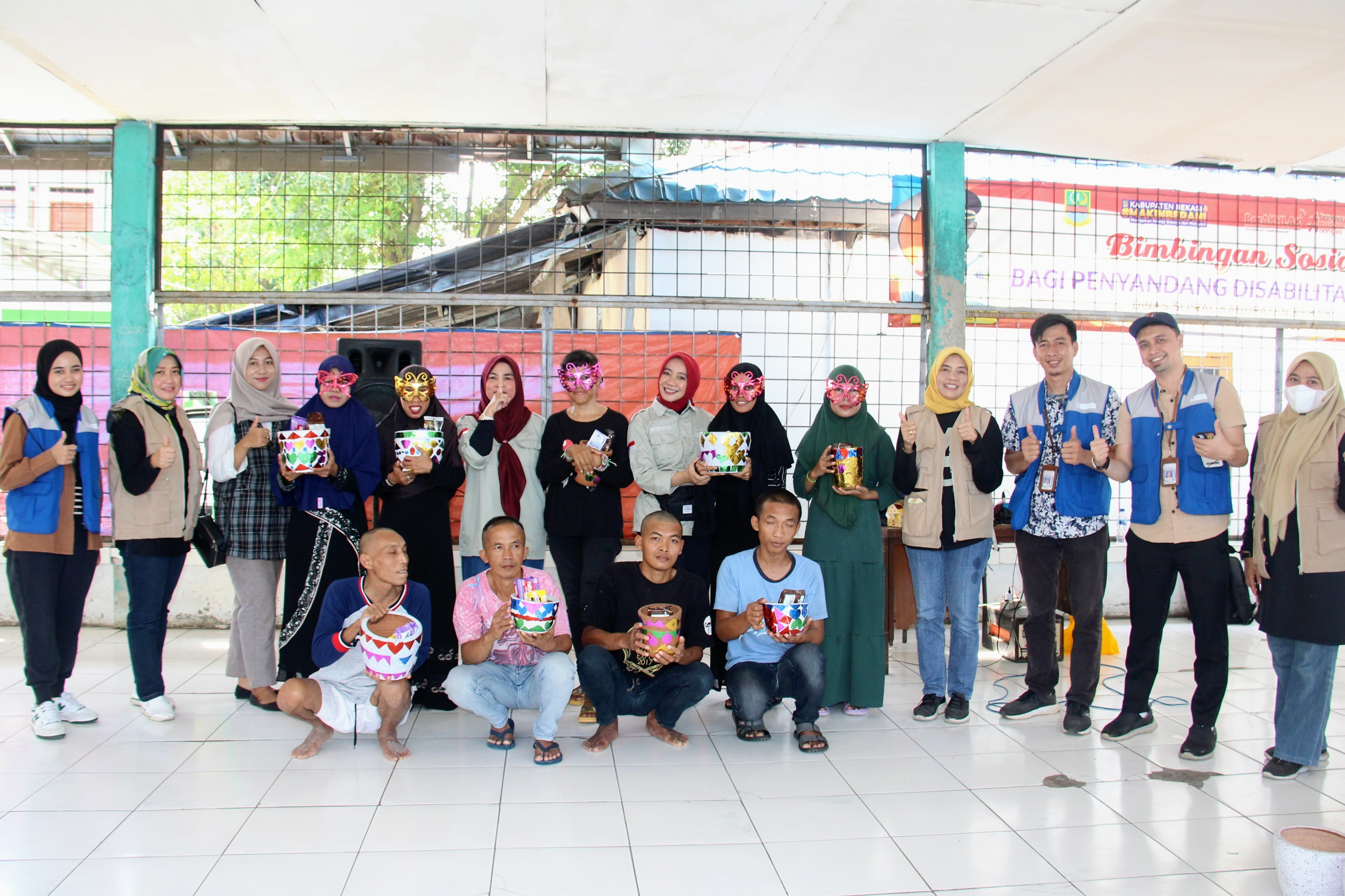 Program Pemberdayaan Disabilitas Mental Berdaya dan Mandiri (PRODI Mentari) Pendampingan komunitas ODGJ Yayasan Al Fajar Berseri kerja sama dengan Yayasan KUMALA